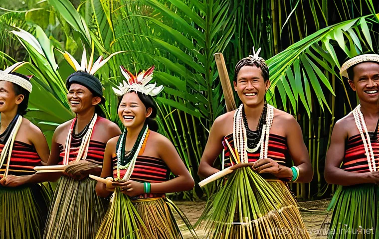 바누아투와 프랑스령 폴리네시아 차이 - Image Prompt 1: Authentic Vanuatu Cultural Gathering**